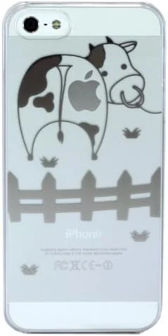قاب محافظ شفاف آیفون 5 طرح گاوی فوجیموتو دنگیو