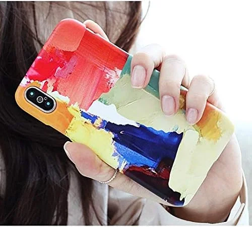 قاب سخت نقاشی روغنی TryCozy TCZOLH18B-EMD برای آیفون Xs Max زمردی (سخت)