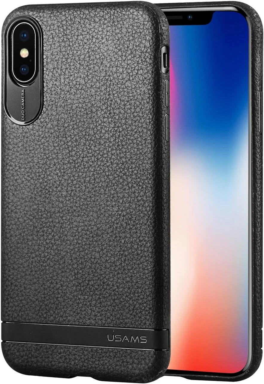 قاب گوشی موبایل یوسامز USAMS مدل Sinja Series مناسب برای آیفون X - مشکی IPXXY01
