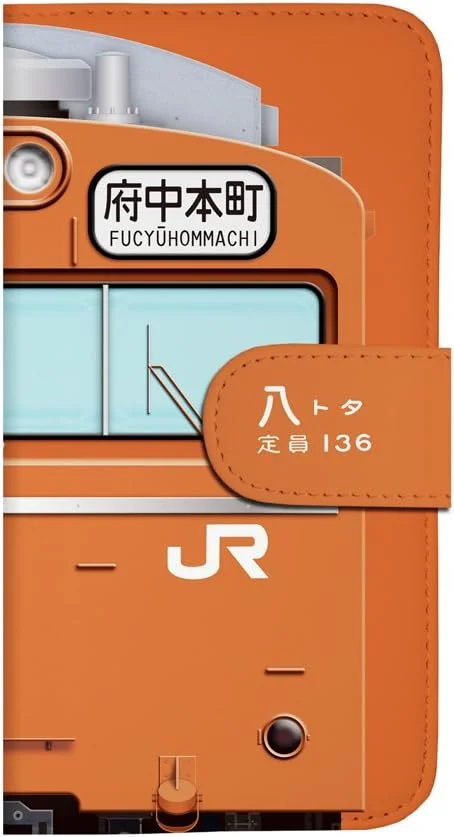 قاب گوشی هوشمند طرح راه آهن شماره 19 "سری 103 نارنجی ATC (خط موساشینو)" [مدل دفترچه ای] مناسب برای آیفون 6 پلاس/6s پلاس tc-t-019-6p