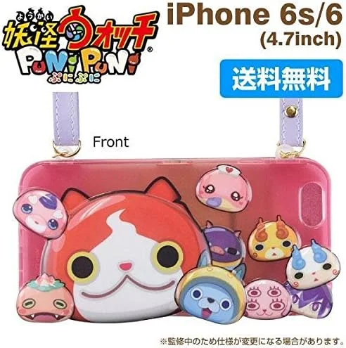 کیف گوشی آیفون 6s/آیفون 6 مدل YW-21PK Yo-Kai Watch Punipuni به همراه بند - صورتی کیف گوشی آیفون 6s/آیفون 6 مدل YW-21PK Yo-Kai Watch Punipuni به همراه بند - صورتی