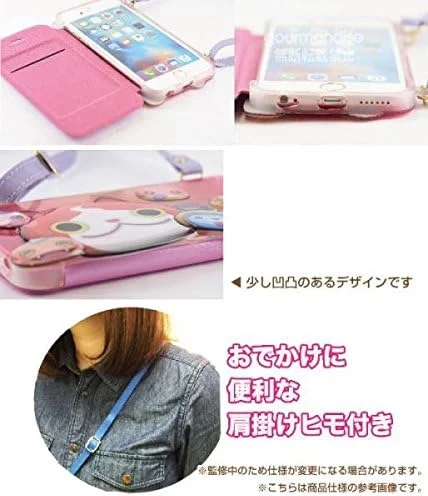 کیف گوشی آیفون 6s/آیفون 6 مدل YW-21PK Yo-Kai Watch Punipuni به همراه بند - صورتی