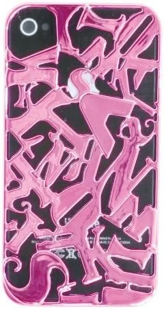 قاب سخت گوشی آیفون 4/4S مدل DCI-4SAZ-PK، طرح A تا Z، صورتی قاب سخت گوشی آیفون 4/4S مدل DCI-4SAZ-PK، طرح A تا Z، صورتی