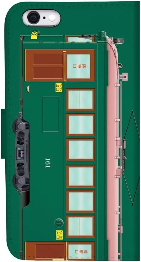 قاب گوشی هوشمند راه آهن شماره 31 "نوع ساکای مو 161 (ماشین بازسازی شده)" [مدل دفترچه ای] دارای مجوز تجاری سازی از شرکت Sakai Electric Orbit Co., Ltd. مناسب برای آیفون 6 پلاس/6s پلاس tc-t-031-6p