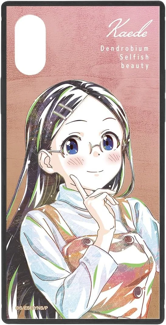 قاب گوشی آیفون شیشه ای حرارت دیده مربعی طرح کائده از انیمه قله بعدی یامانو، ویرایش دوم، سازگار با مدل آیفون 12 مینی