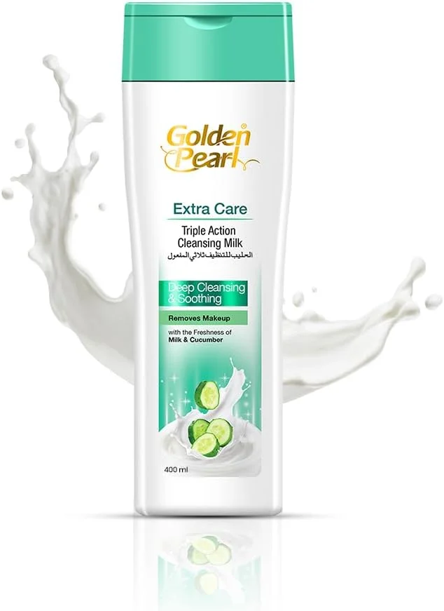 شیر پاک کننده سه کاره مروارید طلایی ۴۰۰ میلی لیتر