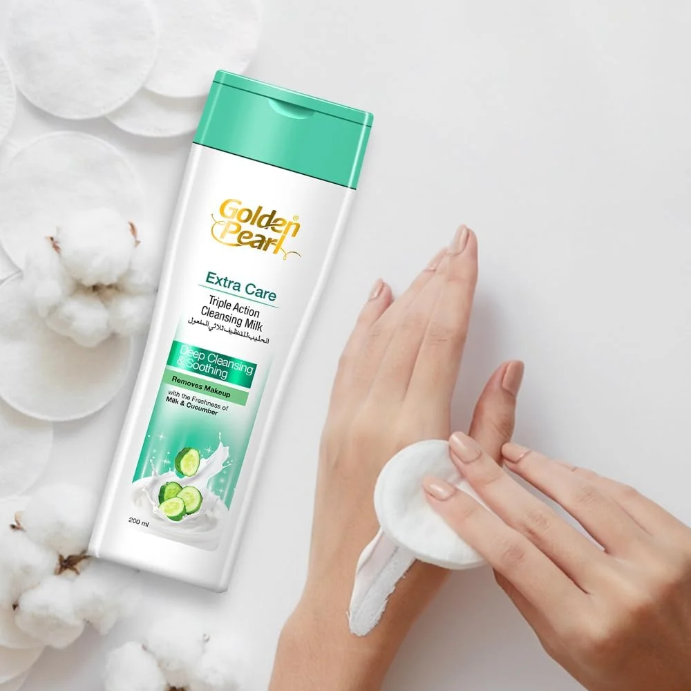 شیر پاک کننده سه کاره مروارید طلایی ۴۰۰ میلی لیتر