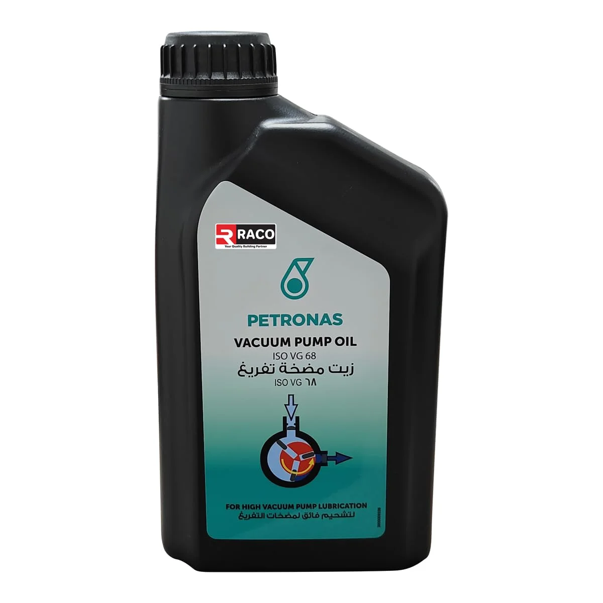 روغن پمپ وکیوم RACO Petronas ISO VG 68 ساخت بلژیک 1 لیتر