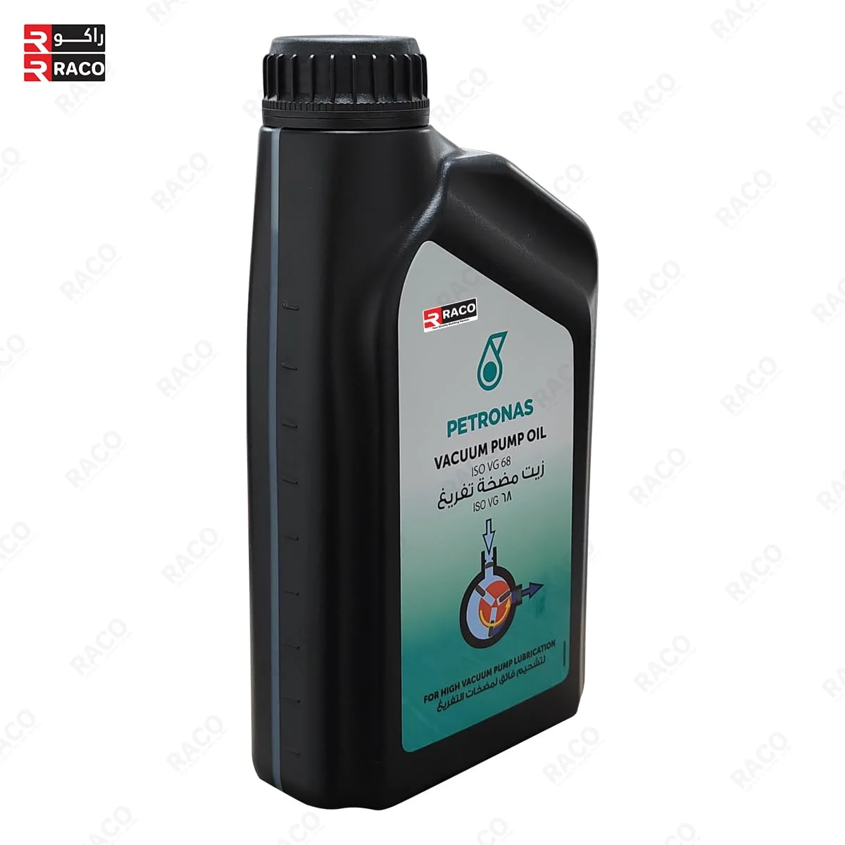 روغن پمپ وکیوم RACO Petronas ISO VG 68 ساخت بلژیک 1 لیتر