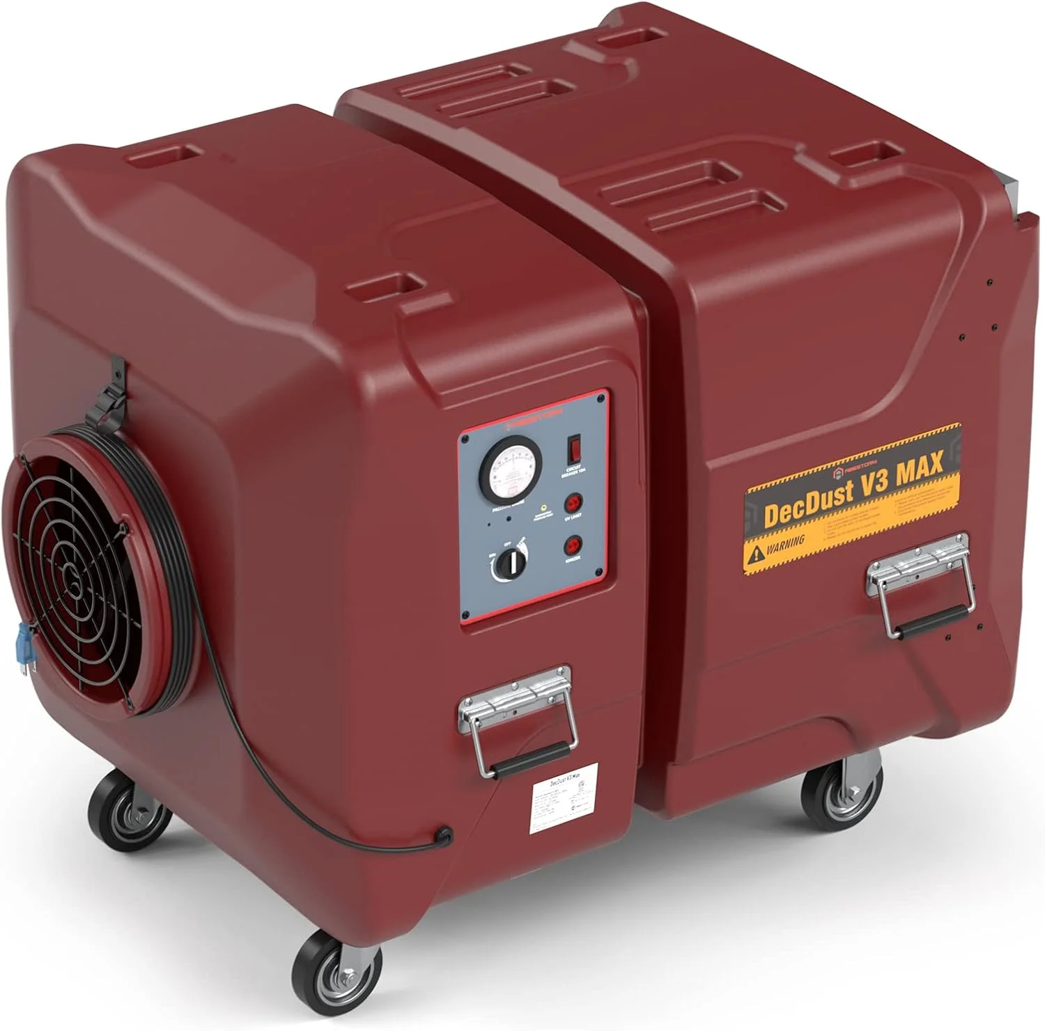 دستگاه تصفیه هوا 2000 CFM Abestorm تجاری با فیلتراسیون 4 مرحله ای، دستگاه هوای منفی، تصفیه کننده هوا با نور UV-C برای فضاهای تجاری، صنعتی، بازسازی خسارت و فضاهای بزرگ