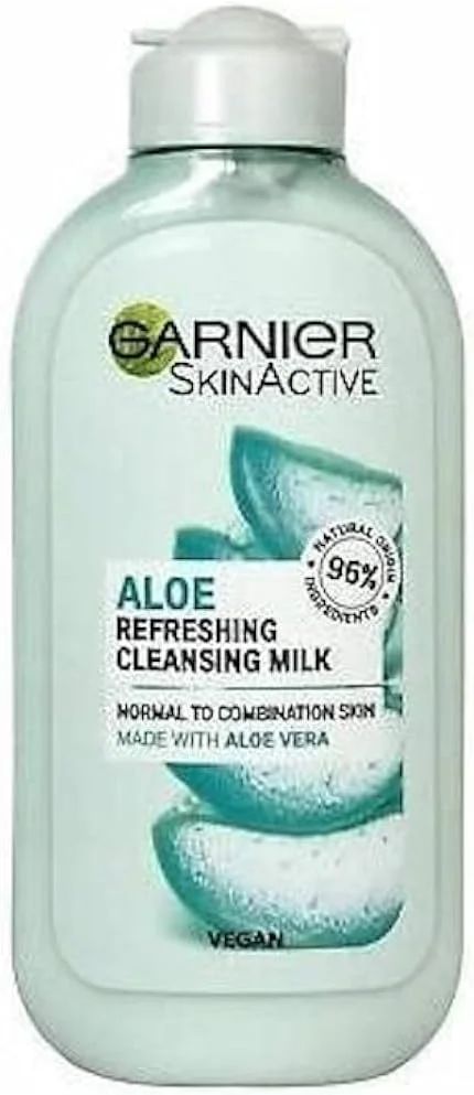 شیر پاک کننده صورت گارنیه حاوی عصاره آلوئه ورا 200 میلی لیتر