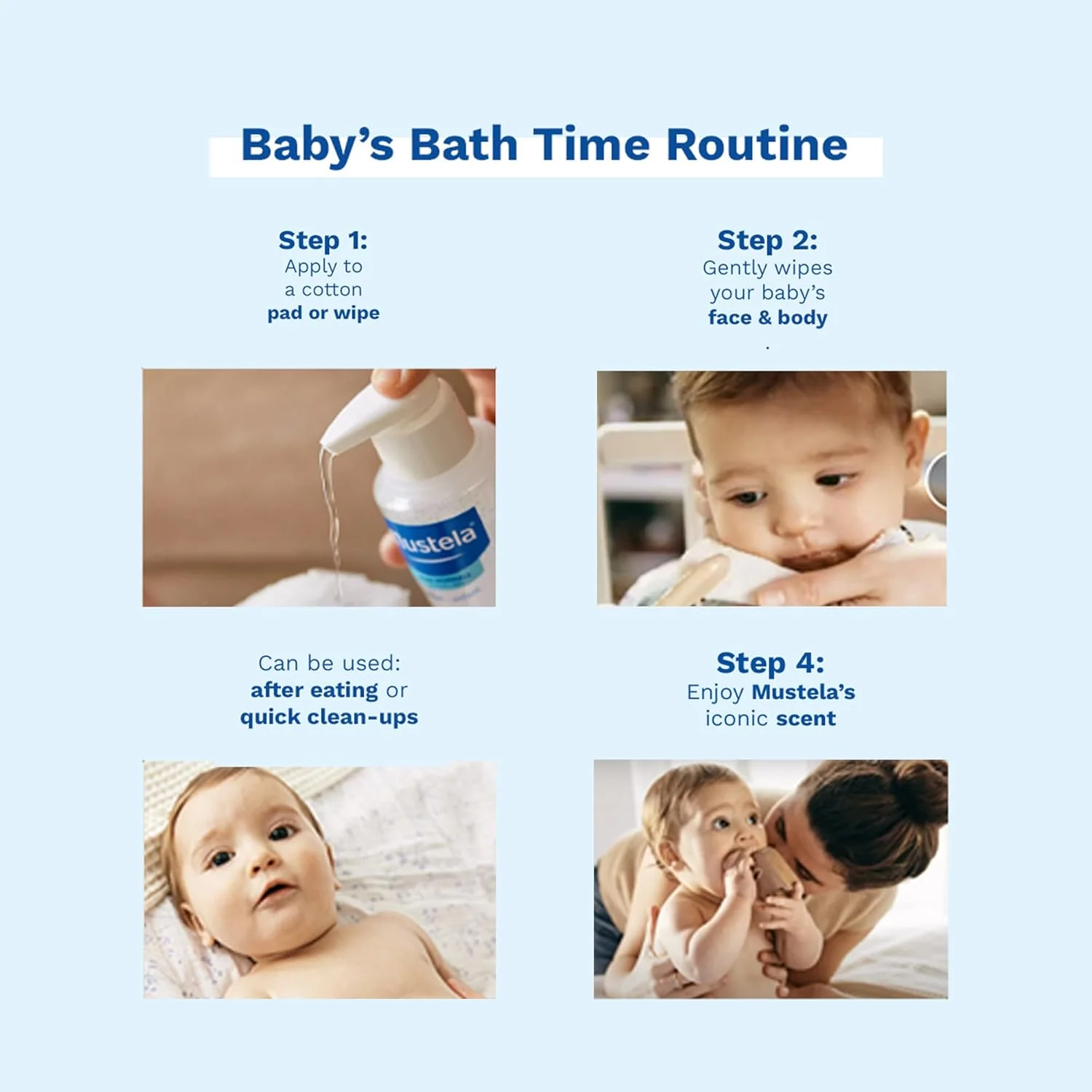 شیر پاک کننده بدون نیاز به آبکشی موستلا با آووکادوی طبیعی - فرمول زیست تخریب پذیر و بدون اشک - 200 میلی لیتر