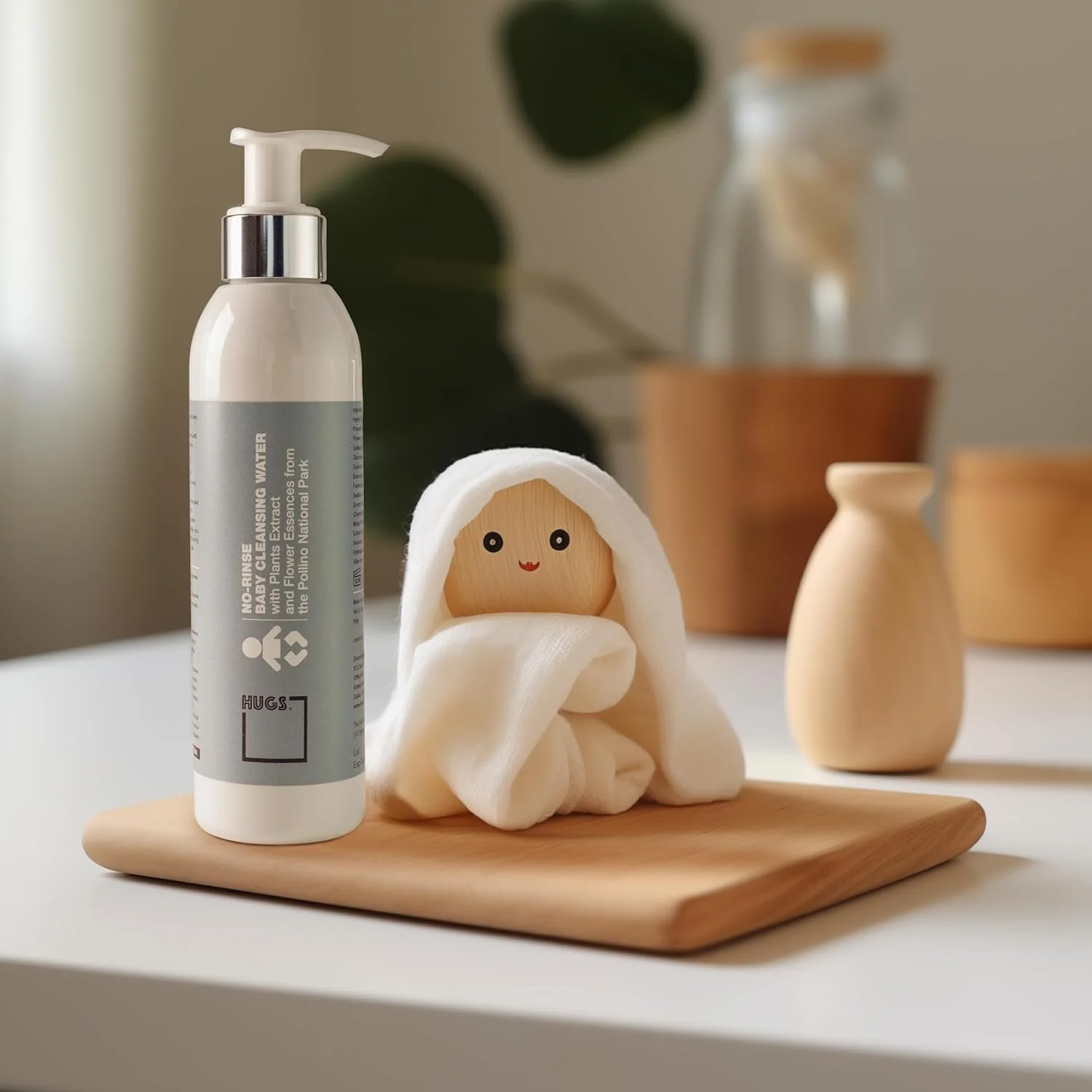 محلول پاک کننده ملایم صورت و بدن کودک هاگز دیستریکت | حاوی عصاره گیاهی | 200 میلی لیتر