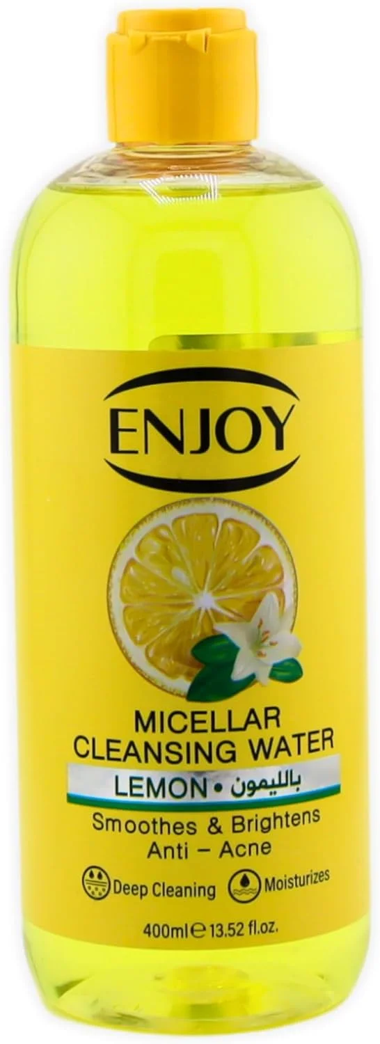 محلول پاک کننده صورت میسلار لیمو 250 میلی لیتر – روشن کننده و پاک کننده با ویتامین C، پاک کننده ملایم آرایش برای پوست های چرب و مختلط