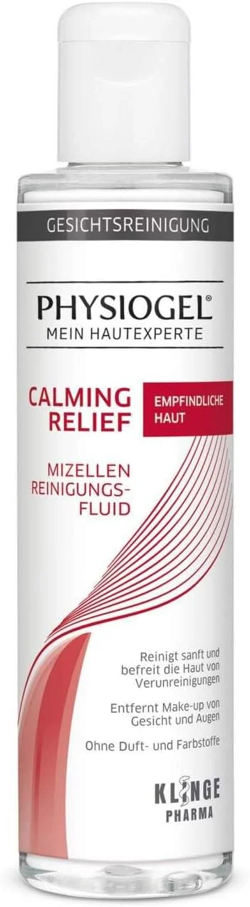 محلول پاک کننده میسلار تسکین دهنده PHYSIOGEL، 200 میلی لیتر - پاک کننده آرایش برای پوست حساس - پاک کننده ملایم صورت