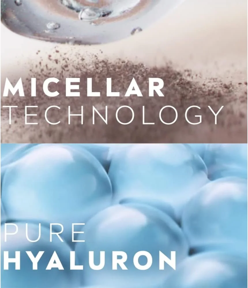 ژل شستشوی صورت نیوآ مدل Hydra Skin Effect (حجم 150 میلی لیتر)، ژل پاک کننده صورت برای از بین بردن آلودگی های روزانه، ساخته شده با اسید هیالورونیک خالص و فناوری میسلار