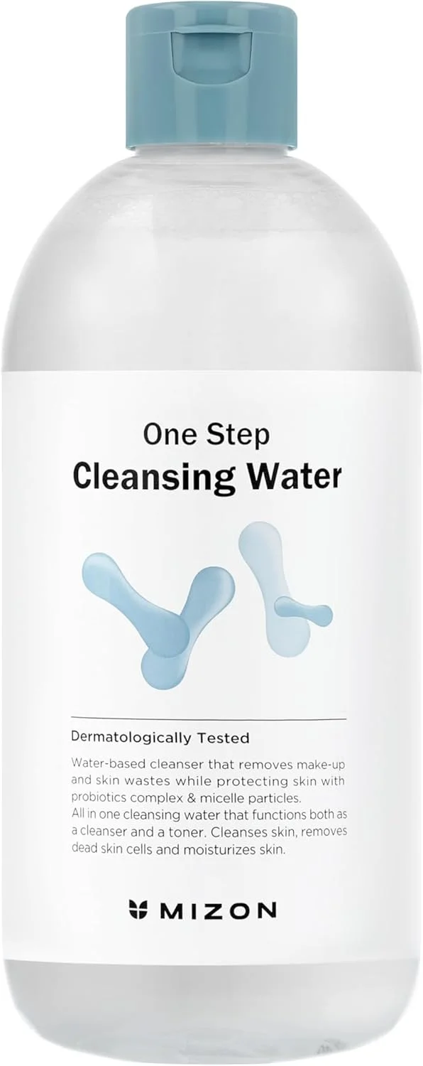 محلول پاک کننده میسلار میزون، حاوی پروبیوتیک، پاک کننده صورت، پاک کننده آرایش، مواد طبیعی، مناسب پوست حساس (یک بسته 500 میلی لیتر)