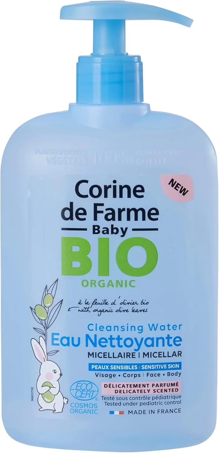 آب پاک کننده صورت و بدن کودک کورین دو فارم CDF Baby Bio Organic حجم 500 میلی لیتر