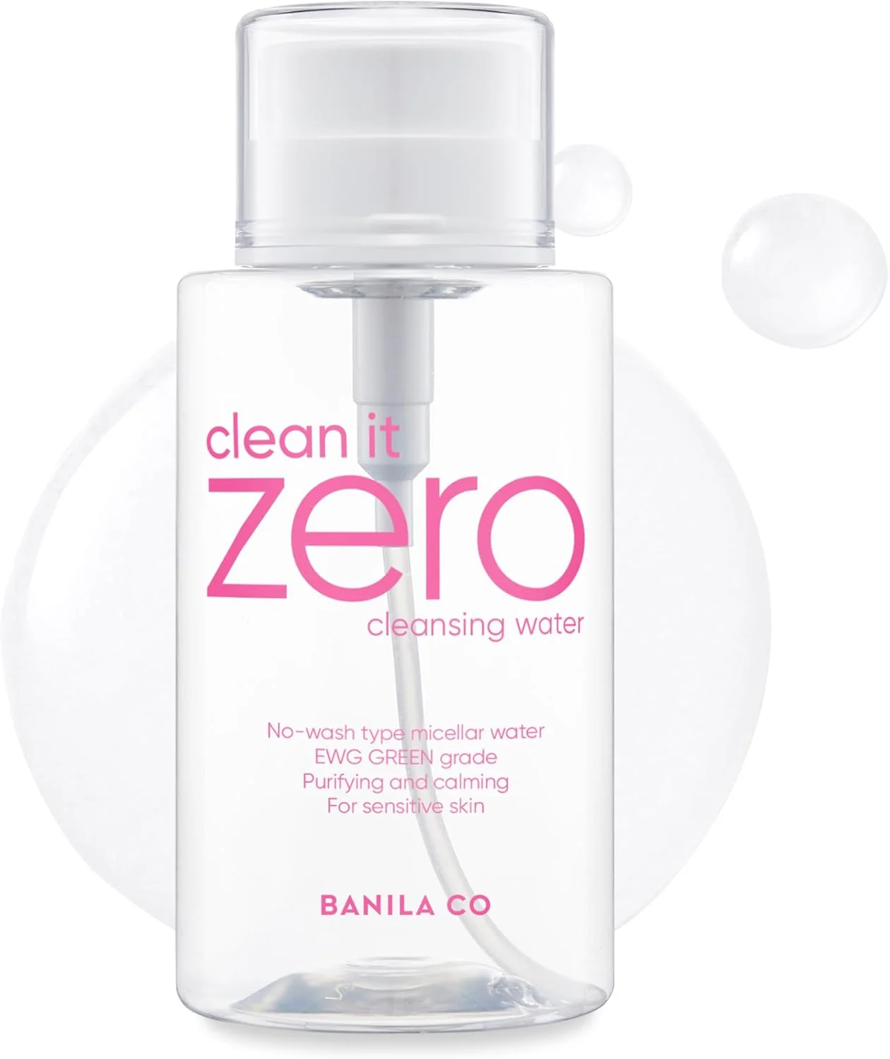 آب پاک کننده صورت بانـیـلا کو Clean It Zero Pure | پاک کننده ملایم برای پوست حساس | پاک کننده آرایش میسلار واتر بدون نیاز به آبکشی و فاقد چربی (310 میلی لیتر)