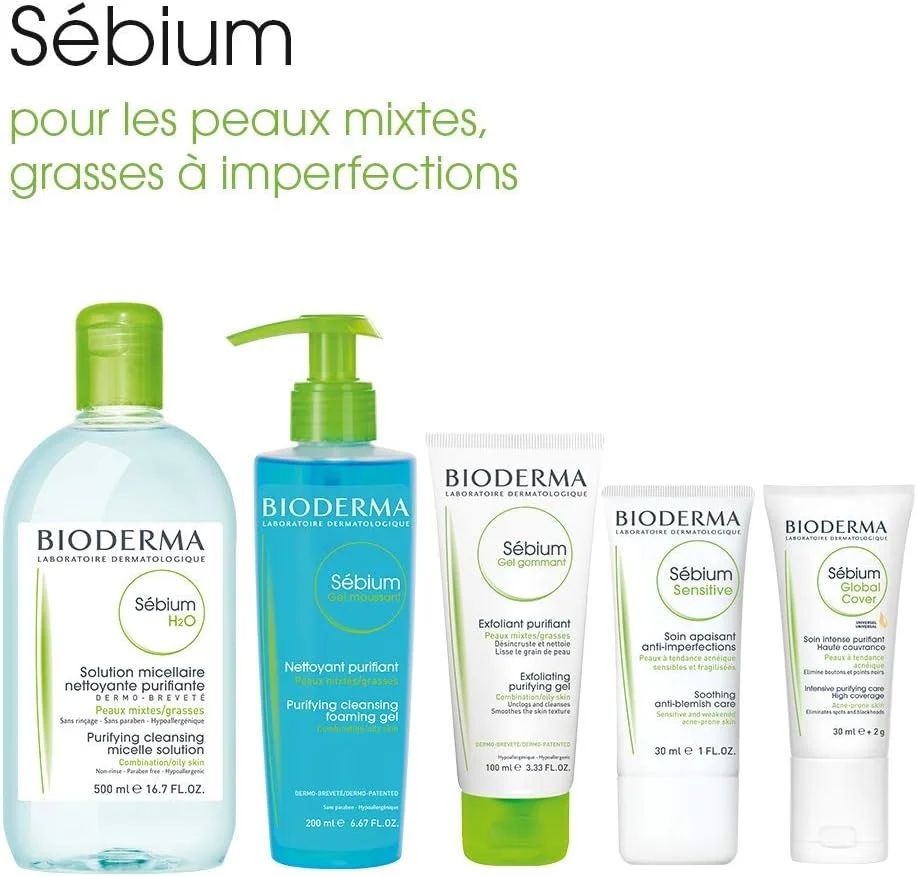 محلول میسلار بایودرما سبیوم H2O، 2 عدد 500 میلی لیتر محلول میسلار بایودرما سبیوم H2O، 2 عدد 500 میلی لیتر