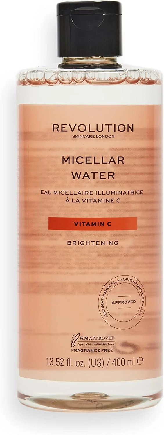 میسلار واتر روشن کننده ویتامین C رولوشن بیوتی لندن، شفاف