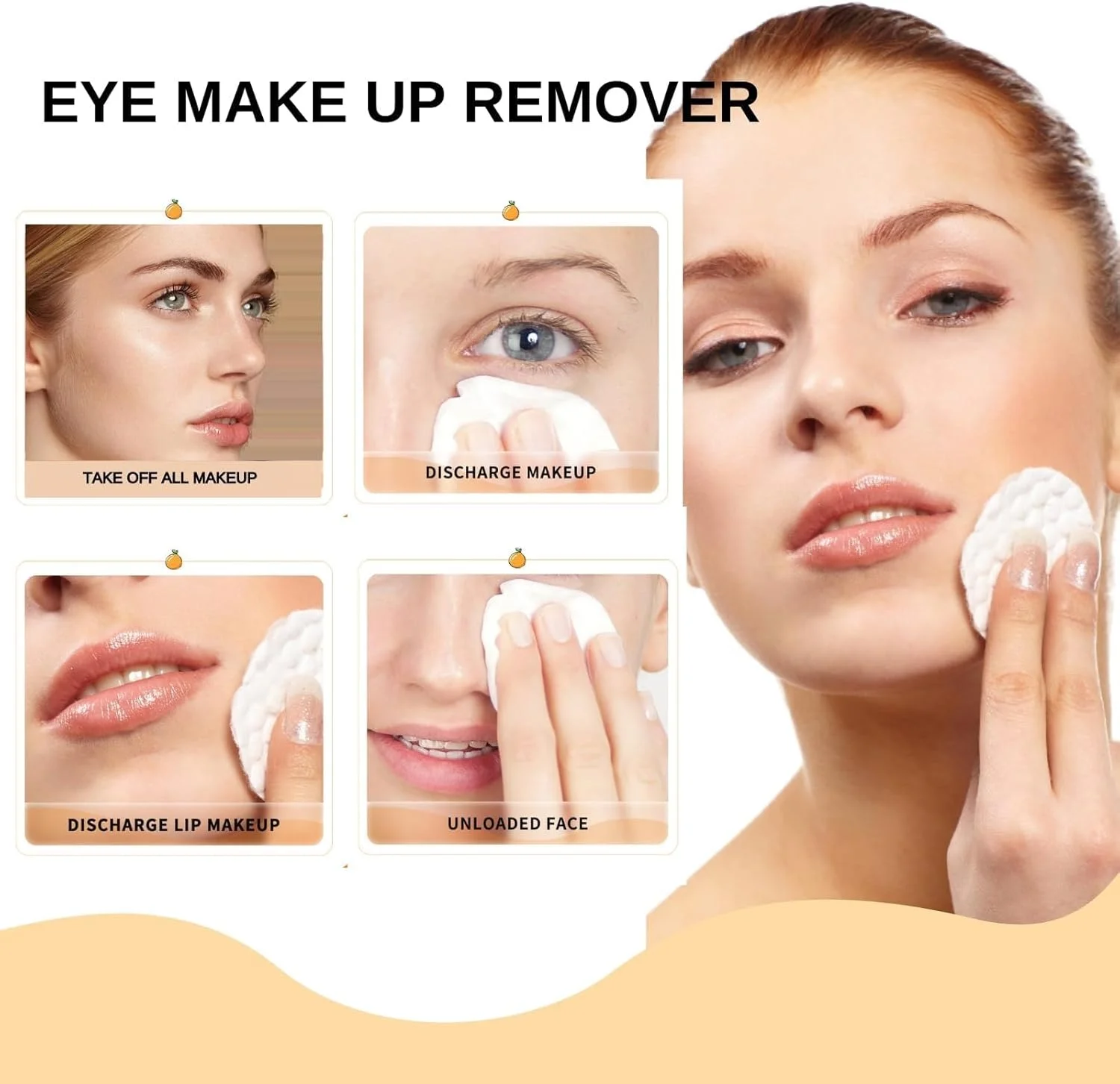 آب پاک کننده صورت ویتامین C، پاک کننده آرایش و شوینده صورت، پاک کننده بر پایه آب با VC برای حل کردن چربی و آرایش، پاک کننده ملایم پوست برای پوستی شاداب و آبرسانی شده