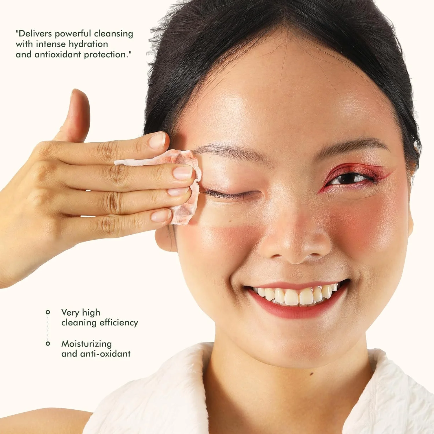 میسلار واتر دوفاز رز ۱۴۰ میلی لیتر - پاک کننده آرایش با هیدروسول رز ارگانیک، ویتامین B5 و آستاگزانتین - پاک کننده آبرسان و ضد پیری برای پوست حساس - وگان، بدون الکل، بدون پارابن