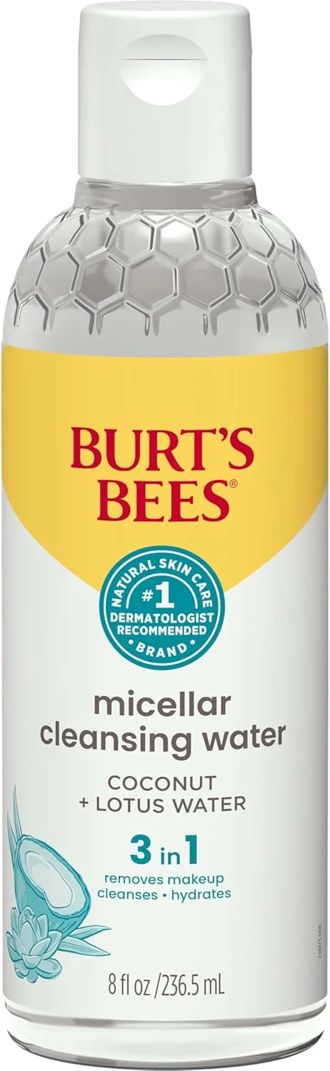 آب پاک کننده میسلار Burt's Bees با عصاره نارگیل و لوتوس، 236 میلی لیتر (بسته بندی ممکن است متفاوت باشد)