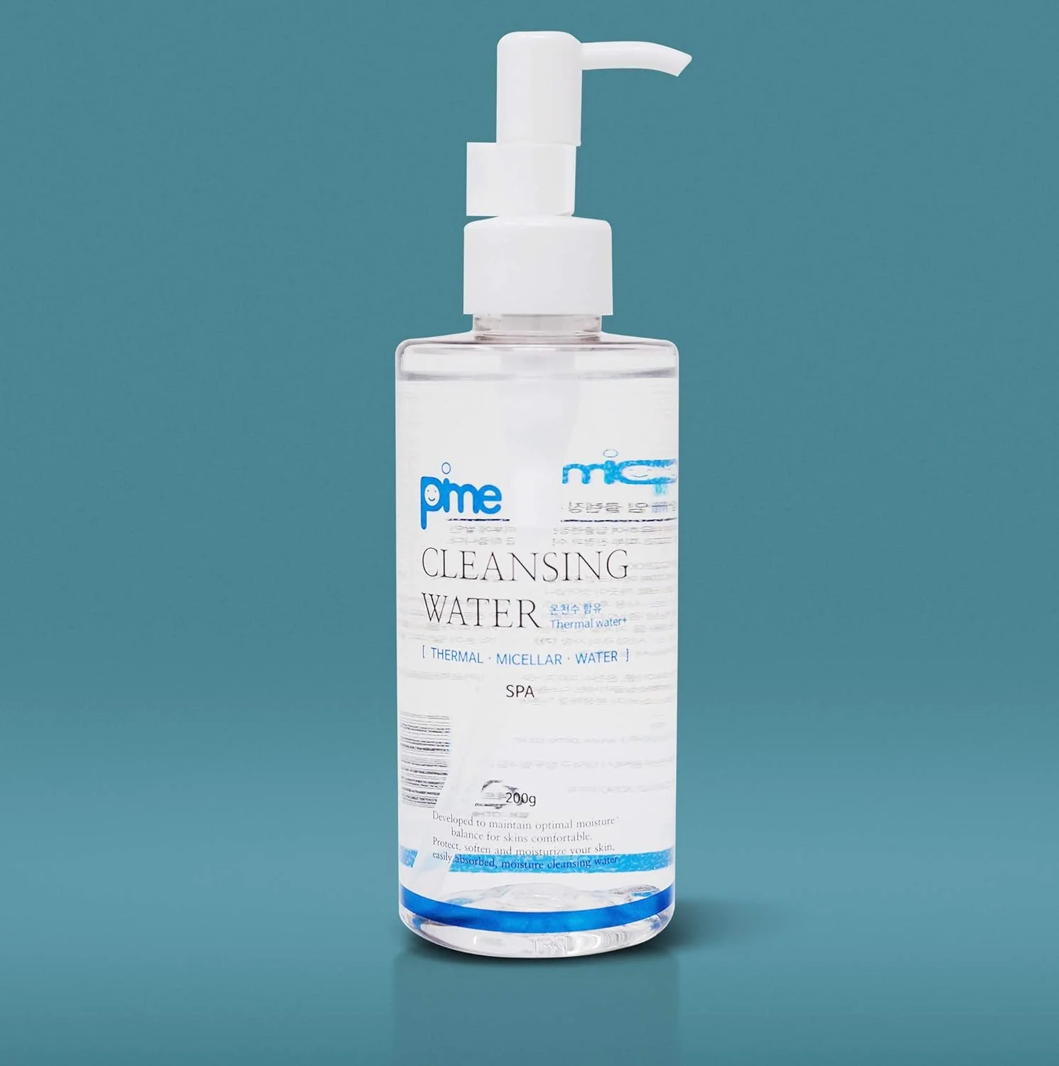 آب میسلار حرارتی کره‌ای PIME (200 گرم) - پاک کننده ملایم آرایش و پاک کننده آبرسان برای پاکسازی عمیق و طراوت پوست