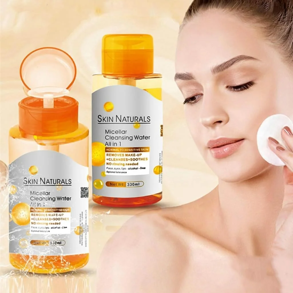 میسلار واتر ویتامین C نالاکال مناسب انواع پوست - پاک کننده آرایش، آلودگی و روشن کننده پوست، 400 میلی لیتر