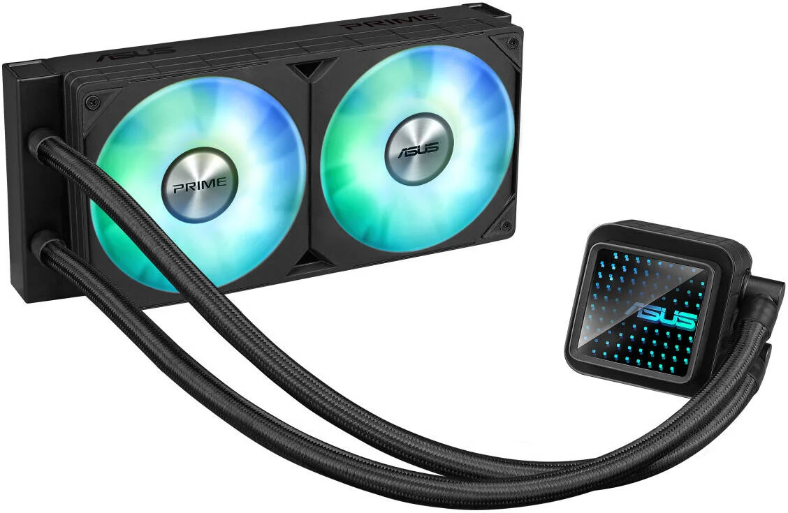 خنک کننده مایع پردازنده ASUS Prime LC 240 aRGB، رادیاتور 240 میلیمتری، فن یکپارچه PRIME LC 24025، سرعت فن 2200 دور در دقیقه، جریان هوای 75.7 CFM، لوله لاستیکی روکشدار 400 میلیمتری، مشکی | 90RC0111-B0EAY0 خنک کننده مایع پردازنده ASUS Prime LC 240 aRGB، رادیاتور 240 میلیمتری، فن یکپارچه PRIME LC 24025، سرعت فن 2200 دور در دقیقه، جریان هوای 75.7 CFM، لوله لاستیکی روکشدار 400 میلیمتری، مشکی | 90RC0111-B0EAY0