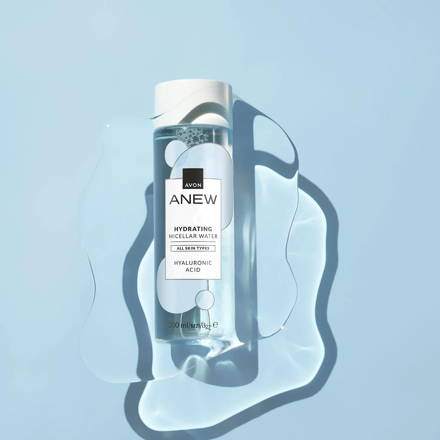 میسلار واتر احیا کننده پوست ایوان Anew حاوی هیالورونیک اسید - 200 میلی لیتر