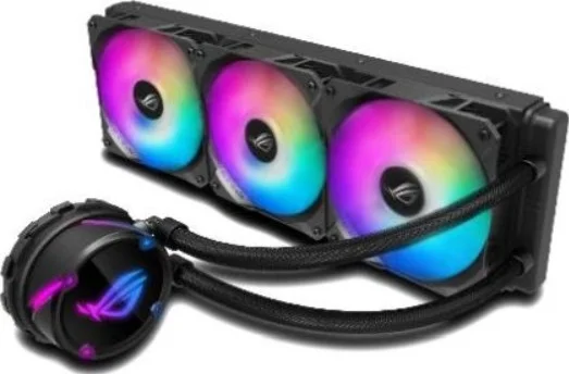 خنک کننده مایع پردازنده ایسوس ROG STRIX LC360، RGB 360mm، RGB آدرس پذیر، 3 عدد فن PWM | 90RC0071-M0UAY0