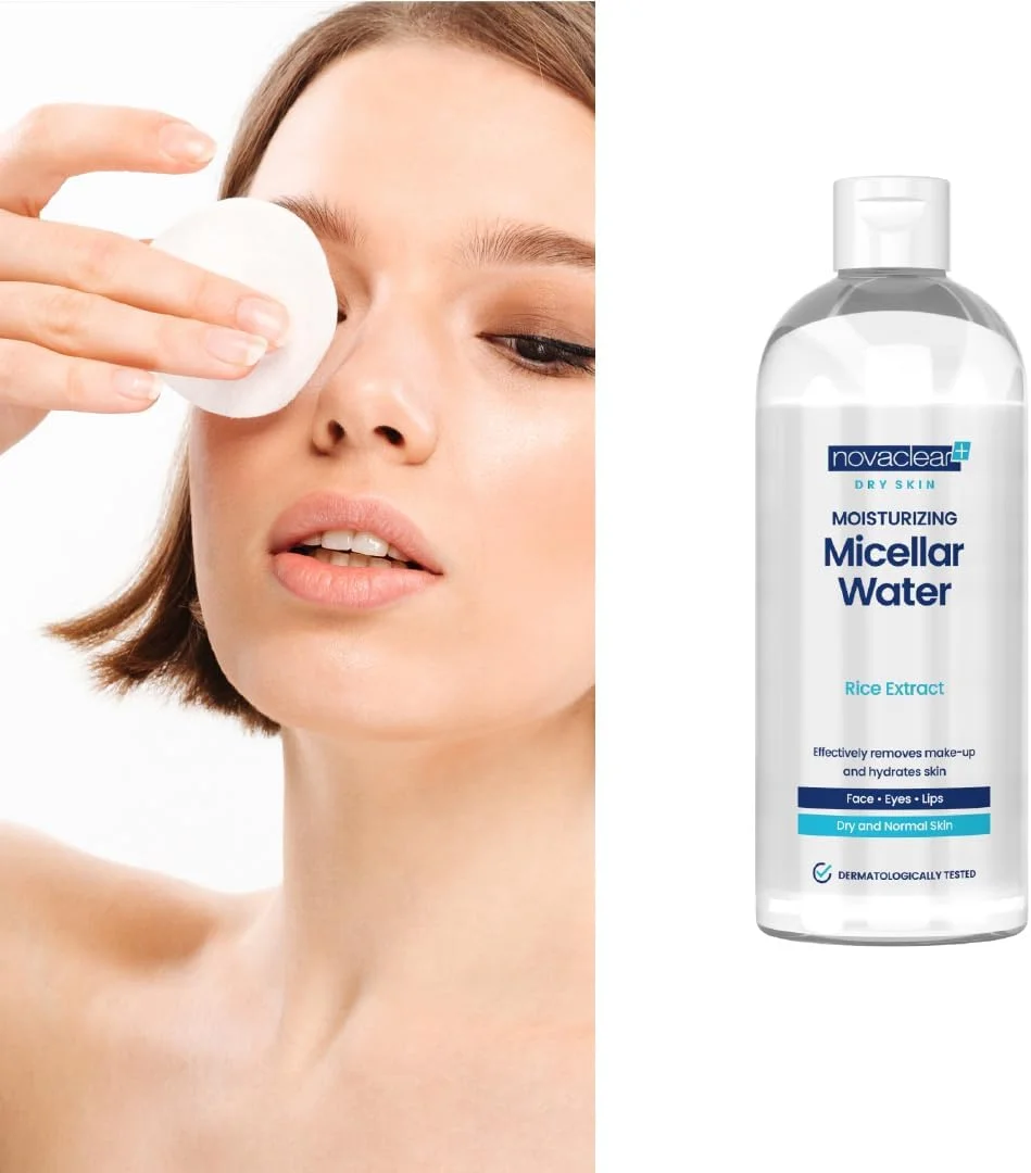 میسلار واتر مرطوب کننده نوواکلیر با عصاره برنج. • آبرسان و متعادل کننده • پاک کننده آرایش و آلودگی ها • طراوت بخش پوست شما 400 میلی لیتر