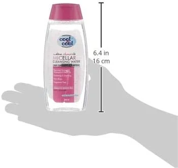 آب پاک کننده میسلار کول اند کول | پاک کننده عمیق و خالص کننده، پاک کننده آرایش، بدون عطر | 200 میلی لیتر | صورتی