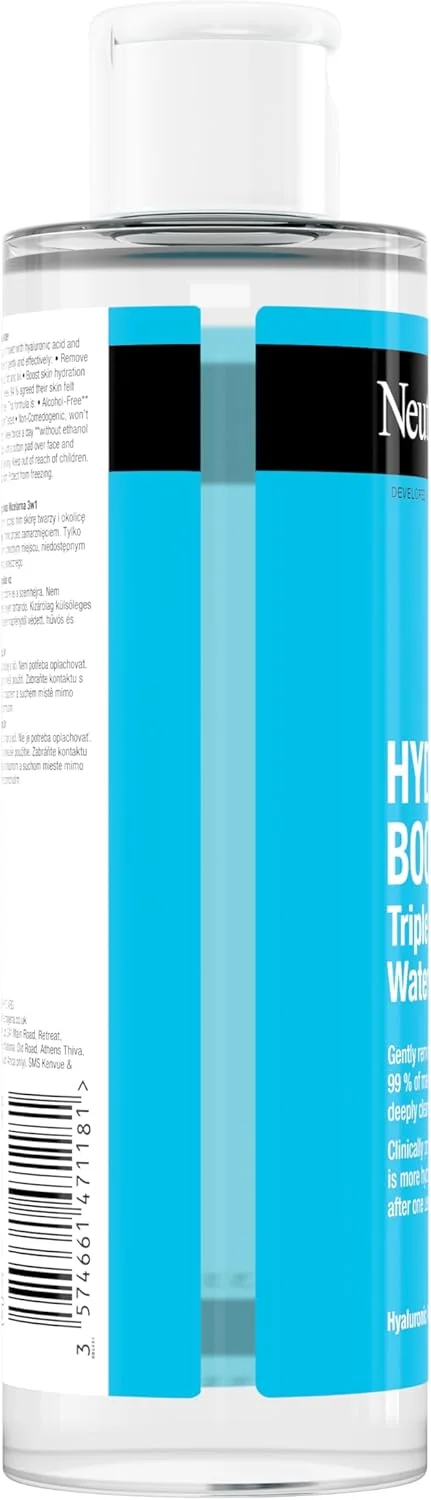 آب میسلار سه گانه نوتروژینا هیدرو بوست