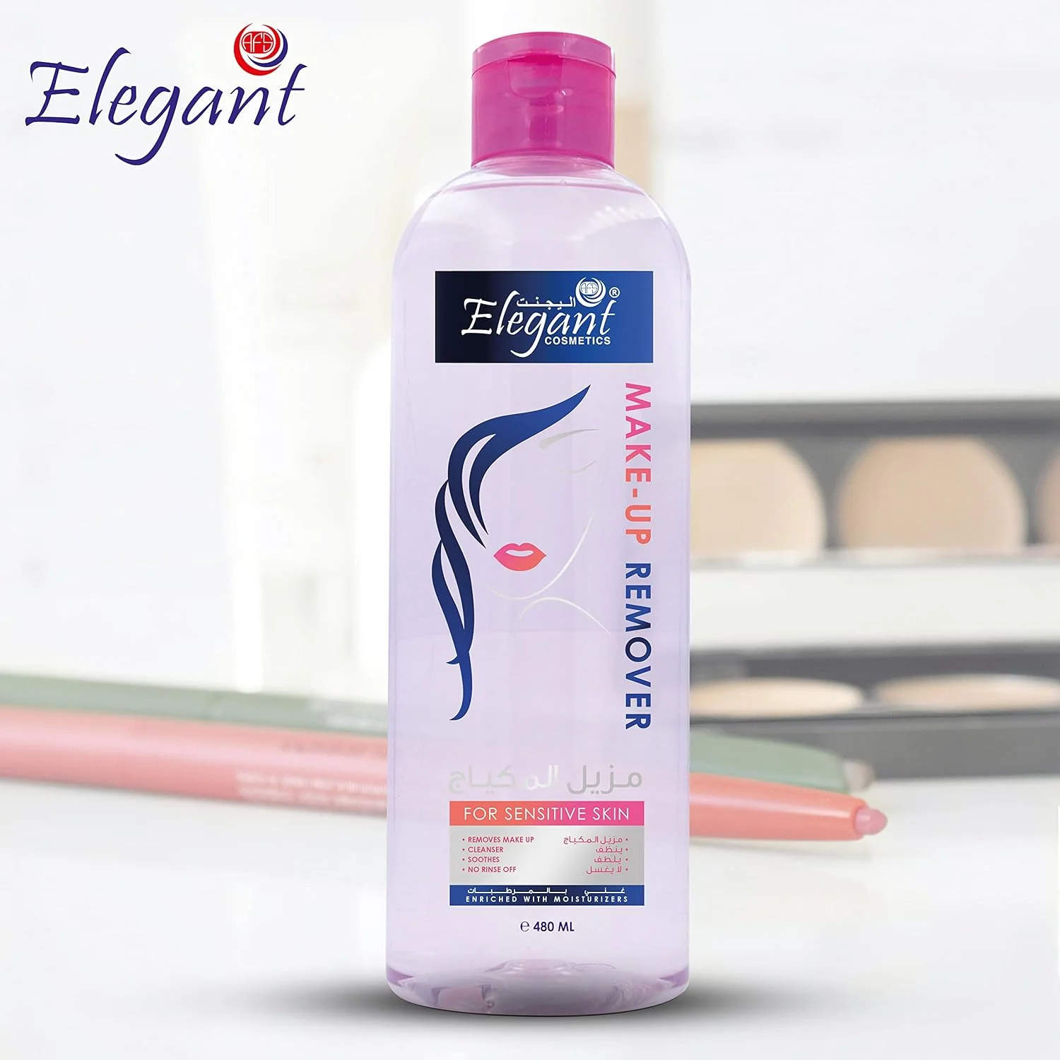 پاک کننده آرایش ملایم – 480 میلی لیتر – پاک کننده آرایش میسلار واتر، پاک کننده و تسکین دهنده بدون مسدود کردن منافذ، بدون نیاز به آبکشی | مواد طبیعی و بدون روغن، 200 میلی لیتر