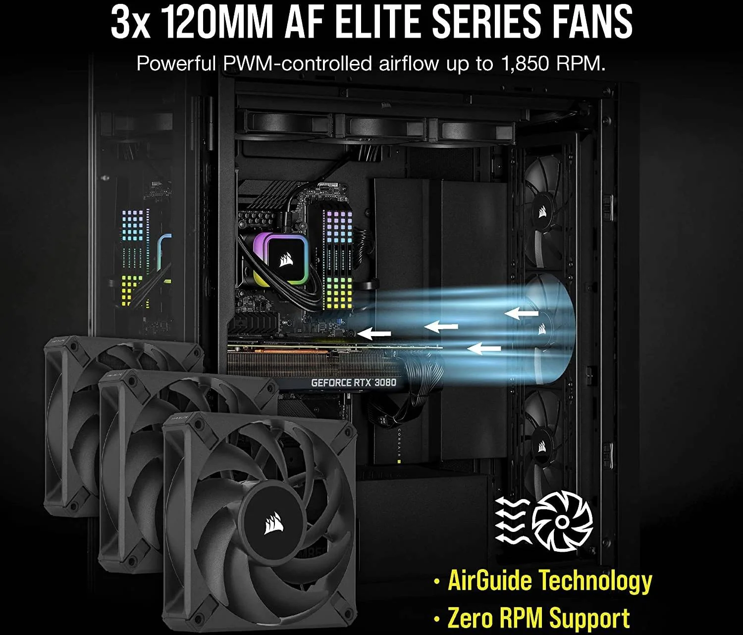 خنک کننده مایع پردازنده Corsair iCue H150i RGB Elite، سایز رادیاتور 360 میلیمتر، طول لوله 400 میلیمتر، سرعت فن 400-1850 دور در دقیقه، جریان هوای فن 10.9 - 59.1 CFM، سطح نویز 10 - 31.5 dBa، 3 فن، مشکی | CW-9060060-WW خنک کننده مایع پردازنده Corsair iCue H150i RGB Elite، سایز رادیاتور 360 میلیمتر، طول لوله 400 میلیمتر، سرعت فن 400-1850 دور در دقیقه، جریان هوای فن 10.9 - 59.1 CFM، سطح نویز 10 - 31.5 dBa، 3 فن، مشکی | CW-9060060-WW