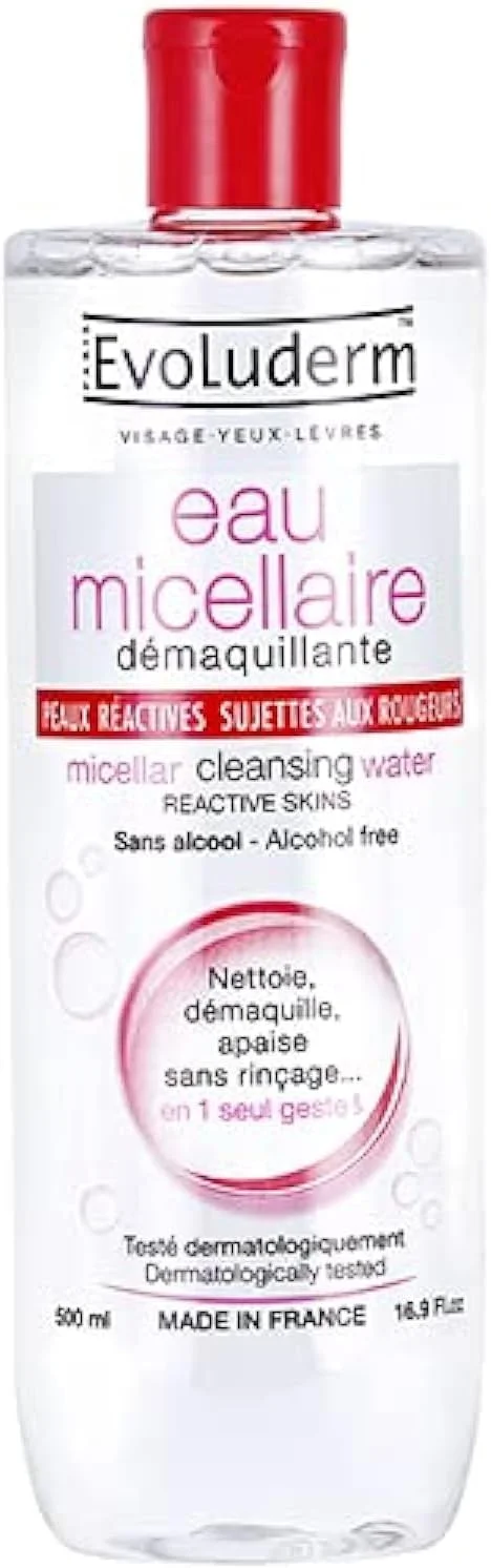 میسلار واتر Evoluderm مناسب پوست های حساس 500 میلی لیتر