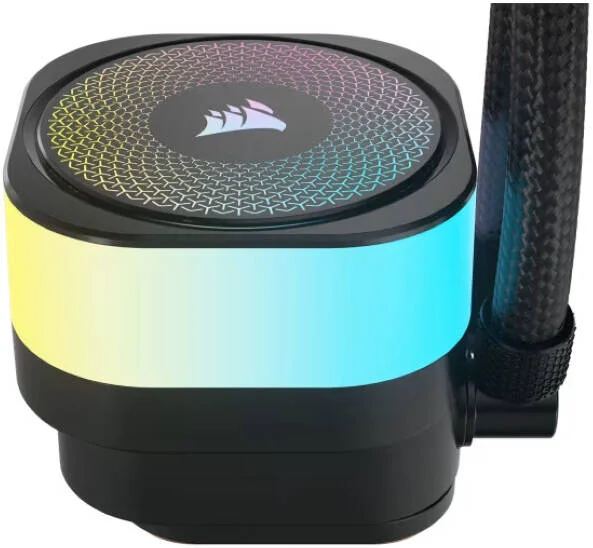 خنک کننده مایع پردازنده CORSAIR iCUE LINK TITAN 240 RX RGB AIO، سازگار با سوکت های Intel LGA 1851، 1700، AMD AM5، AM4، RGB آدرس پذیر، عملکرد خنک کننده فوق العاده، مشکی | CW-9061016-WW