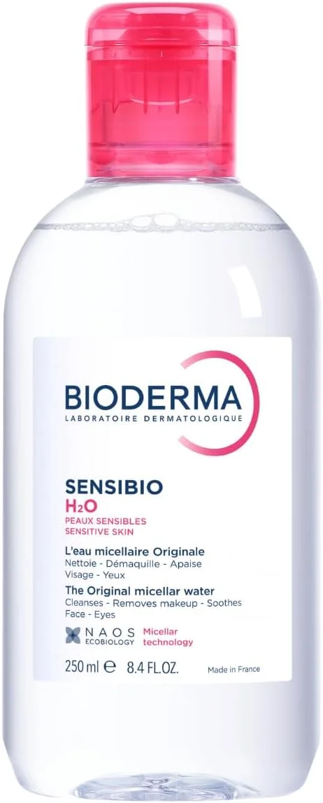 محلول پاک کننده آرایش بایودرما Sensibio H2O حجم 250 میلی لیتر