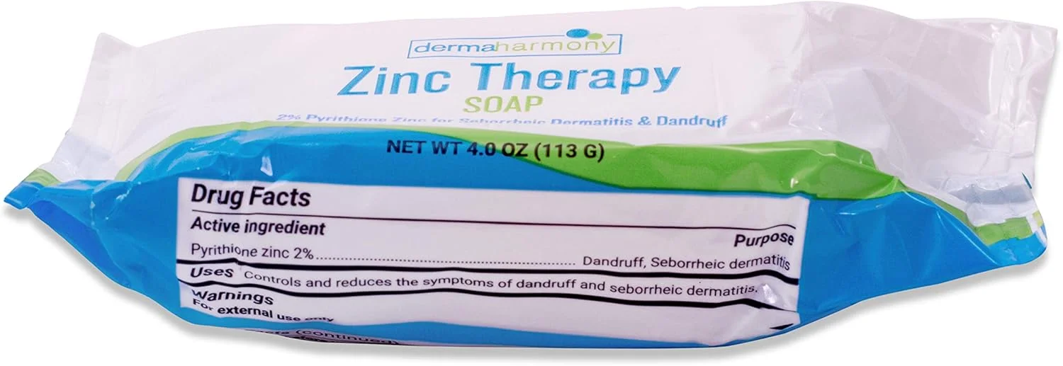 صابون درمانی 2% پیریتیون زینک درماهارمونی 120 میلی لیتر (113 گرم)