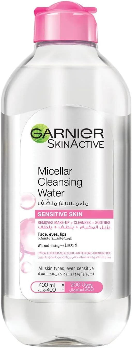 محلول پاک کننده آرایش میسلار گارنیه مدل Skin Active Classic، ۴۰۰ میلی لیتر + مدل In Oil ۱۰۰ میلی لیتر