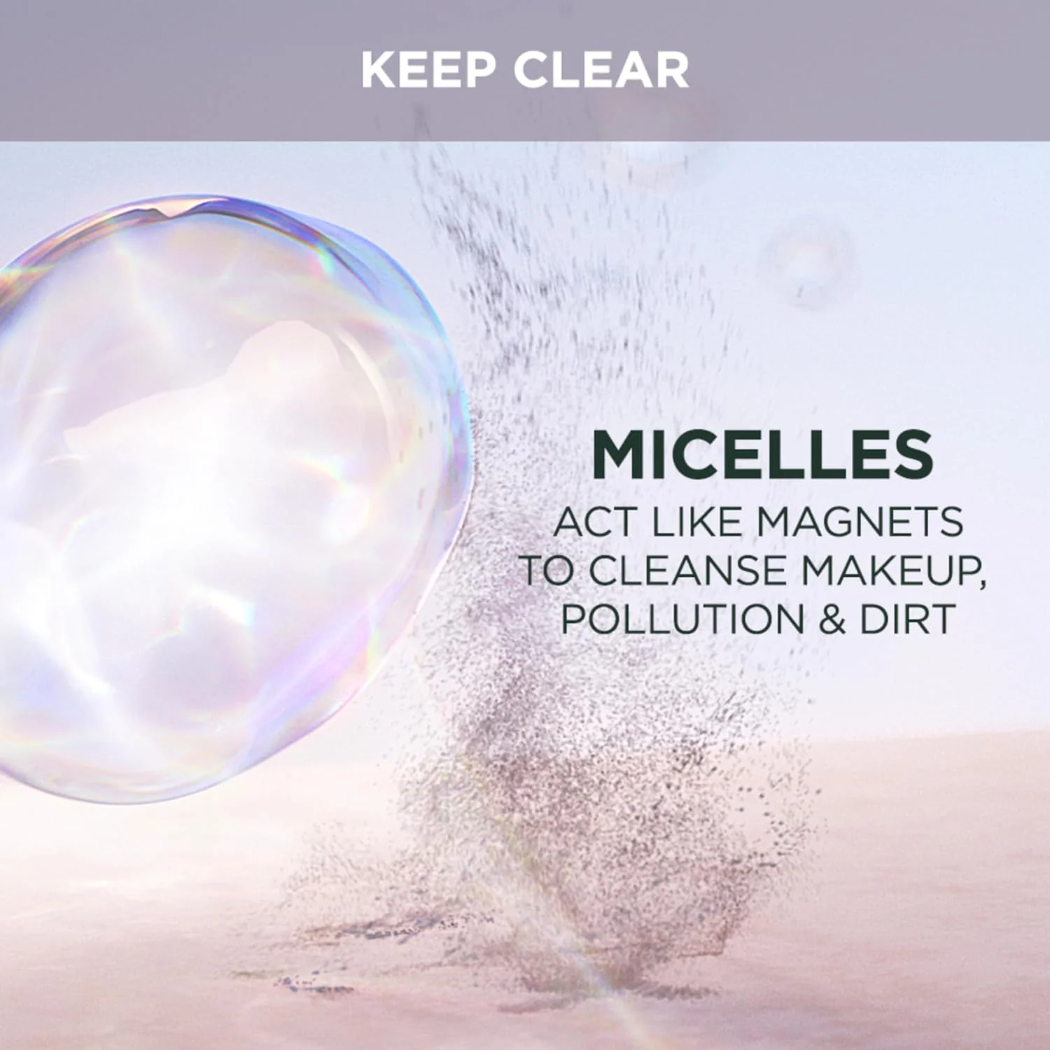 آب پاک کننده میسلار حاوی ویتامین C گارنیه Skinactive، روشن کننده ملایم - پاک کننده آرایش 400 میلی لیتر، فاقد تست حیوانی، فاقد الکل، فاقد چربی، فاقد پارابن، فاقد سولفات