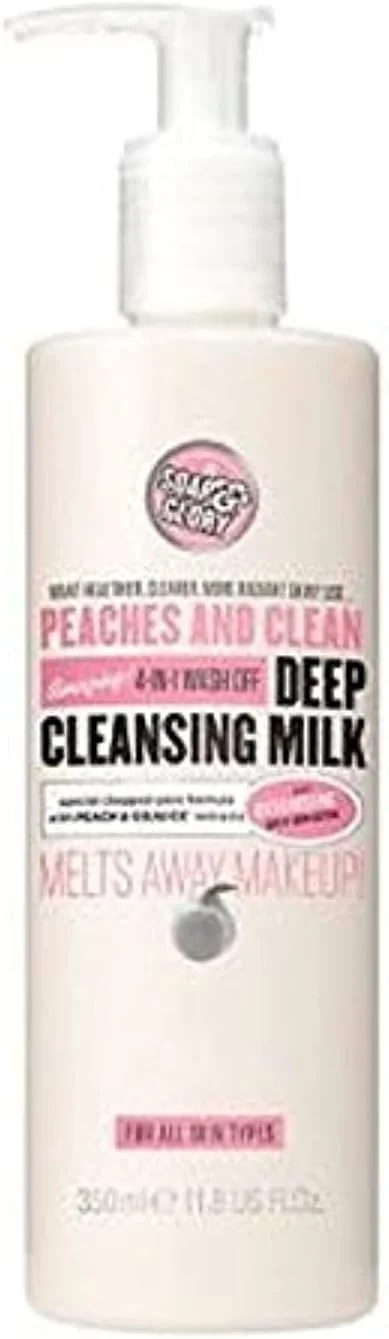 شیر پاک کننده عمیق پوست Soap & Glory با رایحه هلو (350 میلی لیتر)