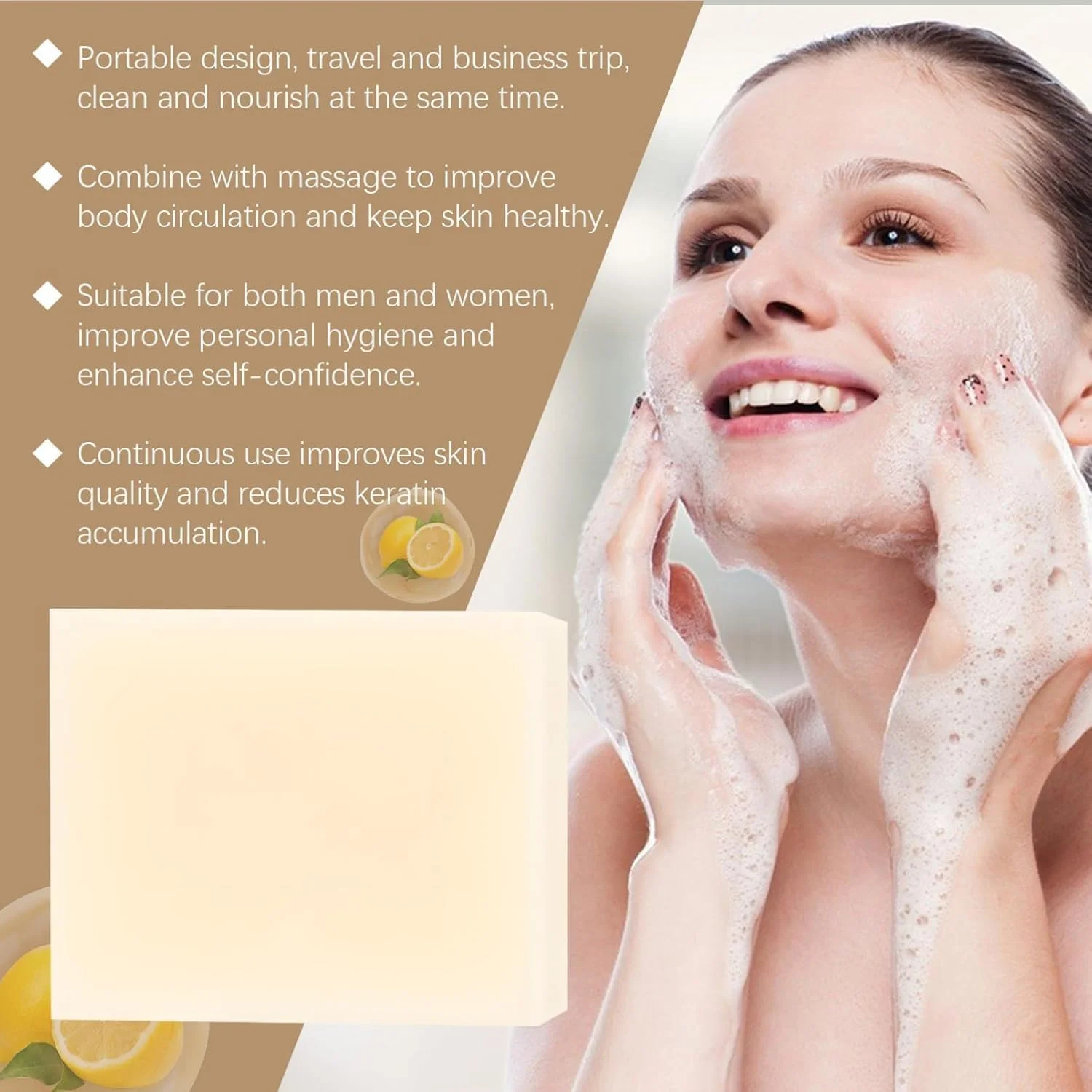 صابون پیه آلی آزونی، صابون دست ساز پاک کننده عمیق، صابون کره ای، صابون مغذی، تسکین دهنده، مرطوب کننده، صابون پاک کننده اسکراب، صابون طبیعی کنترل کننده چربی مناسب برای پوست های خشک و حساس