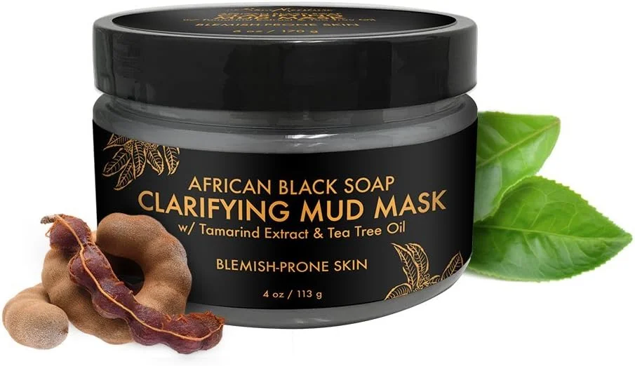 ماسک صورت حاوی شی باتر و صابون سیاه آفریقایی، 113 گرم