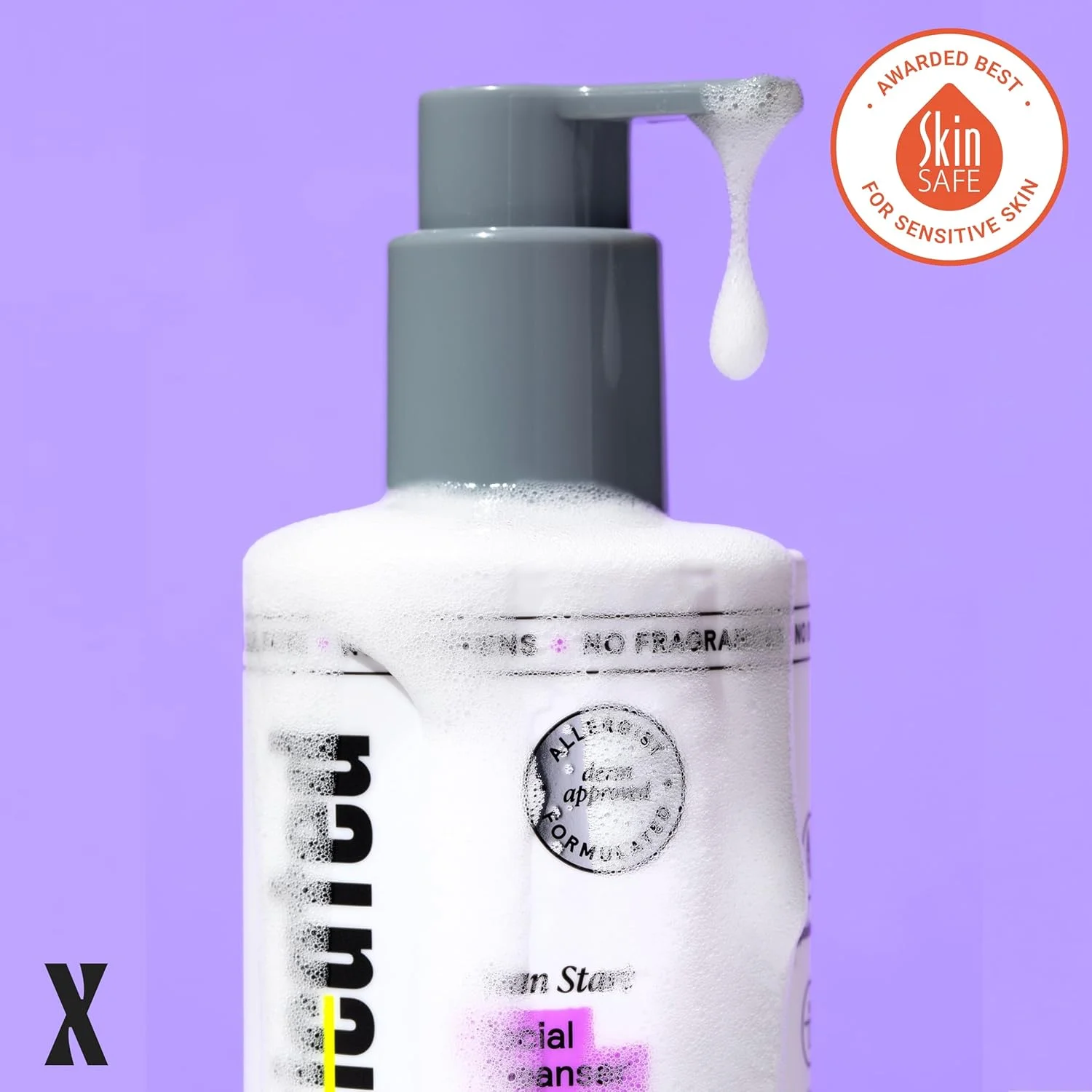 شوینده صورت غیر سمی - پاک کننده ملایم و آبرسان صورت برای پوست حساس - سرامیدها، اسید هیالورونیک و گلیسیرین - بدون مواد تحریک کننده رایج - بدون کف - بدون صابون - بدون عطر - 200 میلی لیتر