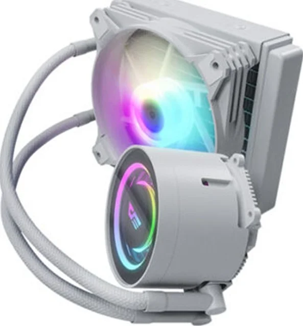 خنک کننده مایع پردازنده DarkFlash Twister DX120 ARGB LED 120mm - سفید | DX-120WH