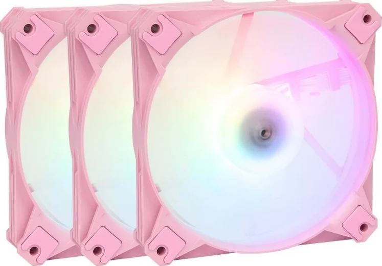 خنک کننده مایع DarkFlash Twister DX360 AIO 360mm، نورپردازی ARGB LED، سایز فن 120mm، سرعت فن 800-2000 دور در دقیقه، سطح نویز 19-25dBA، بلبرینگ Fluid Dynamic، صورتی | DX-360PK